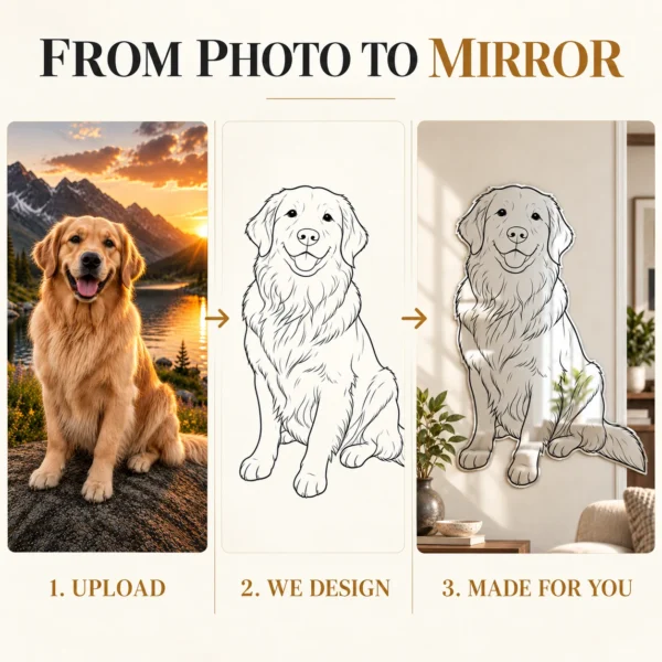 Custom Line Art Mirror
