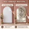 04-olivia-noah-mounting Our Love Story Custom Wedding Line Art Mirror – Olivia & Noah