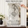 05-emma-liam-protective-film Forever & Always Custom Wedding Line Art Mirror – Emma & Liam