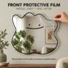 05-smile-mirror-front-protective-film Smile Blob Acrylic Mirror – Ready-Made Self-Adhesive Wall Decor
