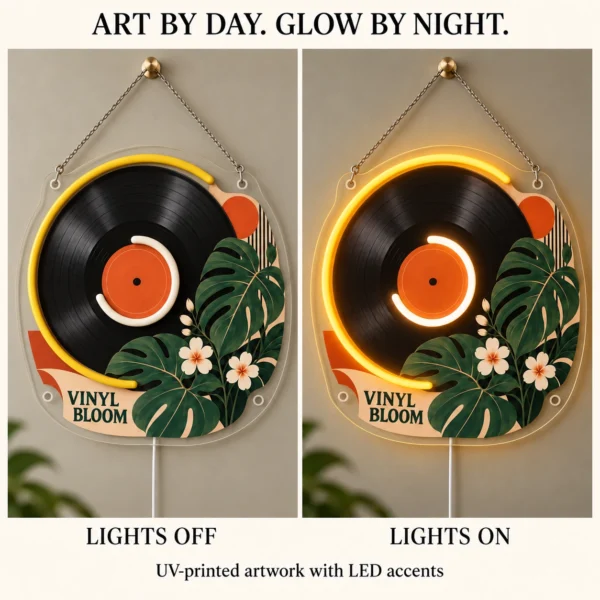 12 vinyl bloom 02 lights on off Vinyl Bloom — lights off and lights on comparison