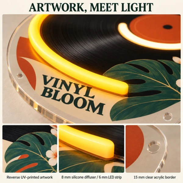 12 vinyl bloom 03 construction details Vinyl Bloom — silicone, LED and acrylic construction details