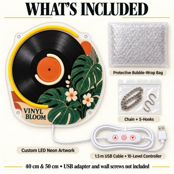 12 vinyl bloom 04 whats included Vinyl Bloom — included artwork and accessories