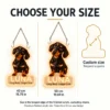 Luna Outline Custom Dachshund LED Neon Sign – Personalized Pet Photo Wall Art