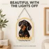 dachshund-02-charlie-arch-03-daylight-v5 Charlie Arch Custom Dachshund LED Neon Sign – Personalized Pet Photo Wall Art