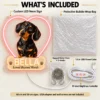 dachshund-04-bella-heart-05-included-v5 Bella Heart Custom Dachshund LED Neon Sign – Personalized Pet Photo Wall Art
