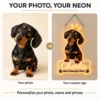dachshund-06-charlie-crown-02-photo-to-sign-v5 Charlie Crown Custom Dachshund LED Neon Sign – Personalized Pet Photo Wall Art