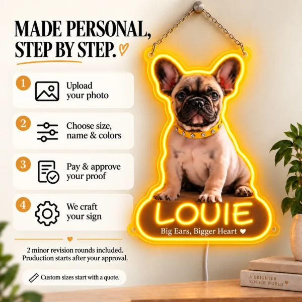 french-01-louie-outline-09-ordering-color-v2 Louie Outline Custom French Bulldog LED Neon Sign – Personalized Pet Photo Wall Art