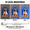 Winston Arch Custom French Bulldog LED Neon Sign – Personalized Pet Photo Wall Art