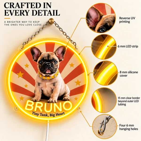 french-03-bruno-badge-04-construction-color-v2 Bruno Retro Badge Custom French Bulldog LED Neon Sign – Personalized Pet Photo Wall Art