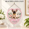 Stella Floral Heart Custom French Bulldog LED Neon Sign – Personalized Pet Photo Wall Art