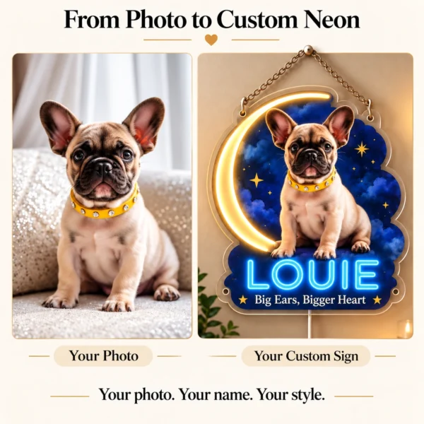 french-06-louie-celestial-02-photo-to-sign-color-v2 Louie Celestial Custom French Bulldog LED Neon Sign – Personalized Pet Photo Wall Art