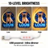 french-06-louie-celestial-08-brightness-color-v2 Louie Celestial Custom French Bulldog LED Neon Sign – Personalized Pet Photo Wall Art