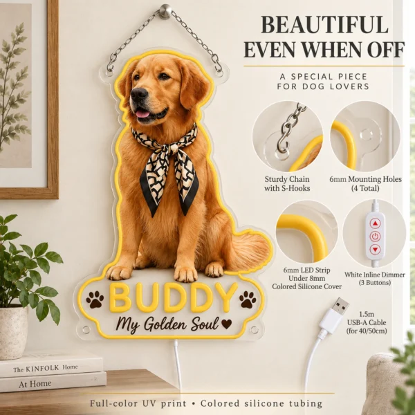 golden-01-buddy-outline-03-daylight-20260923 Buddy Outline Custom Golden Retriever LED Neon Sign – Personalized Pet Photo Wall Art
