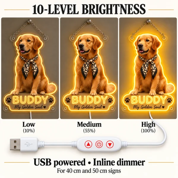 golden-01-buddy-outline-08-brightness-20260923 Buddy Outline Custom Golden Retriever LED Neon Sign – Personalized Pet Photo Wall Art