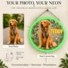 golden-03-teddy-botanical-02-photo-to-sign-20260923 Teddy Botanical Custom Golden Retriever LED Neon Sign – Personalized Pet Photo Wall Art
