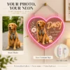 golden-04-daisy-heart-02-photo-to-sign-20260923 Daisy Floral Heart Custom Golden Retriever LED Neon Sign – Personalized Pet Photo Wall Art