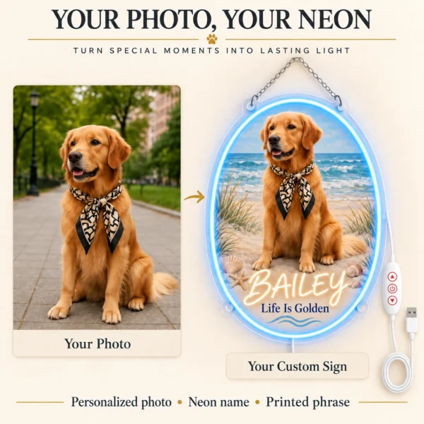 golden-05-bailey-coastal-02-photo-to-sign-20260923 Bailey Coastal Custom Golden Retriever LED Neon Sign – Personalized Pet Photo Wall Art