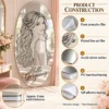 hello-gorgeous-03-construction Hello Gorgeous Custom Oval Portrait Mirror – Personalized Line Art Gift