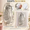 hello-gorgeous-06-included Hello Gorgeous Custom Oval Portrait Mirror – Personalized Line Art Gift
