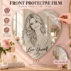 love-yourself-heart-05-film Love Yourself Custom Heart Portrait Mirror – Personalized Line Art & Text