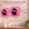 p1041-07-solid-colors-v4 Always & Forever Custom Couple Photo LED Neon Sign – Personalized Heart Wall Art