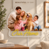 p1107-03-factory-colors-v3 Our Home Custom Family Photo LED Neon Sign – Personalized Family & Pet Wall Art
