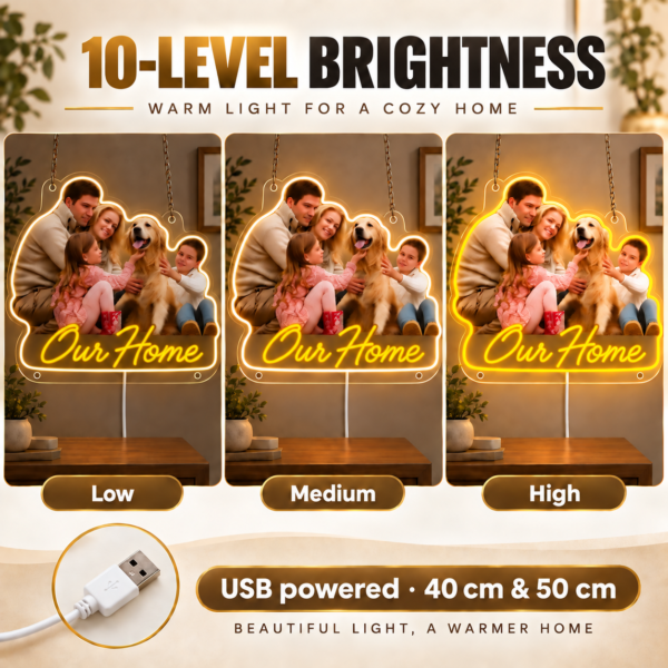 p1107-08-solid-colors-v4 Our Home Custom Family Photo LED Neon Sign – Personalized Family & Pet Wall Art