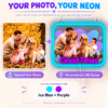 p1110-02-solid-colors-v5 Good Times Custom Family Photo LED Neon Sign – Personalized Blue & Purple Wall Art