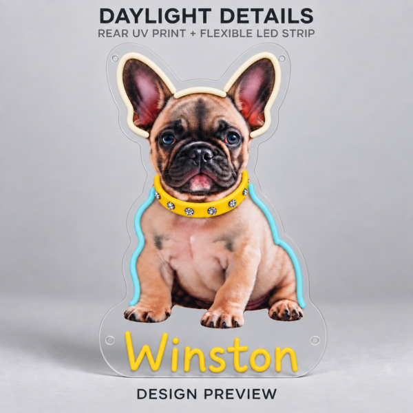 Custom Photo LED Neon Sign – Personalized Acrylic Wall Art