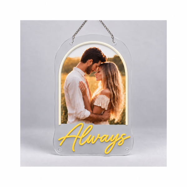 p982-03-factory-colors-v3 Custom Couple Photo LED Neon Sign – Personalized ‘Always’ Romantic Wall Art