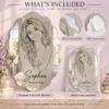 sophia-magic-scalloped-06-included Sophia Made of Magic Custom Portrait Mirror – Personalized Scalloped Oval