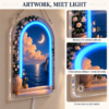 wa-art-04-dream-window-detail-20260924 Dream Window — Custom Neon Wall Art